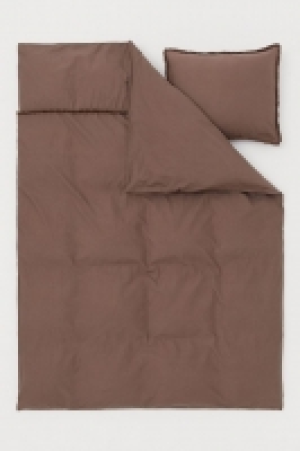 HM   Fringe-trimmed duvet cover set