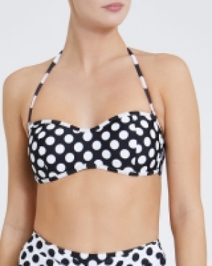 Spot Bandeau Bikini Top