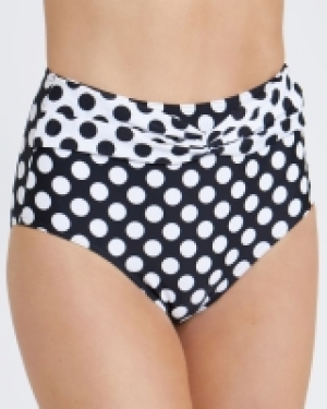 Dunnes Stores  Spot Hi Waist Bikini Bottoms