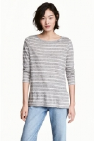 HM   Long-sleeved linen top