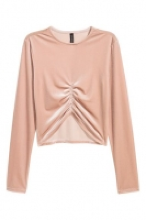 HM   Short velour top