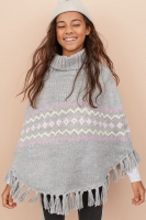 HM   Knitted poncho