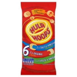 Centra  Hula Hoops Variety 6 Pack 144g