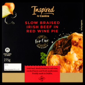 Centra  Inspired by Centra Slow Braised Beef & Red Wine Pie 275g