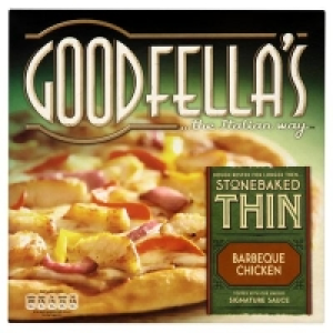 Goodfellas Stone Baked Thin Barbeque Chicken 385g