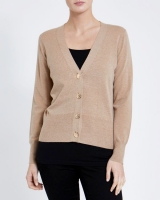 Dunnes Stores  Gold Button Cardigan