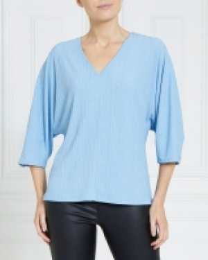 Dunnes Stores  Gallery V-Neck Pleat Top