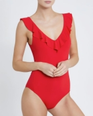 Dunnes Stores  V Frill Swimsuit