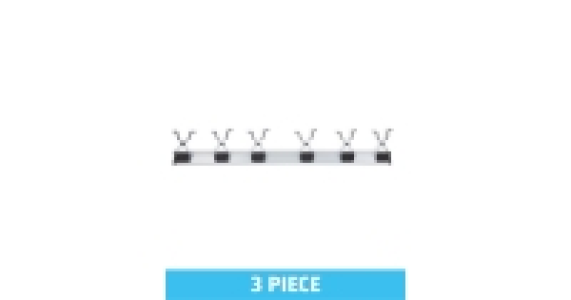 3-Piece Rail Tool Wall Holder