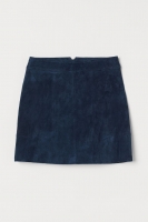 HM   Short suede skirt