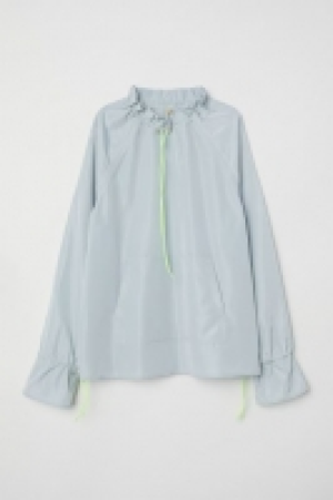 HM   Blouse with a stand-up collar