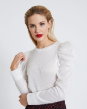 Savida Fluffy Puff Sleeve Jumper