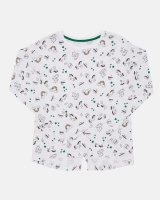 Dunnes Stores  All-Over Print St. Patricks Day Long-Sleeved Top (4-10 year