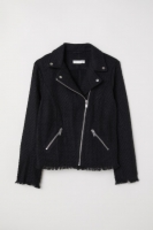 HM   Textured biker jacket