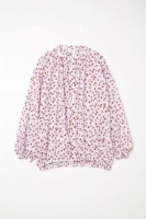 HM   Patterned lyocell blouse