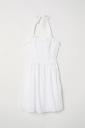 HM   Embroidered halterneck dress