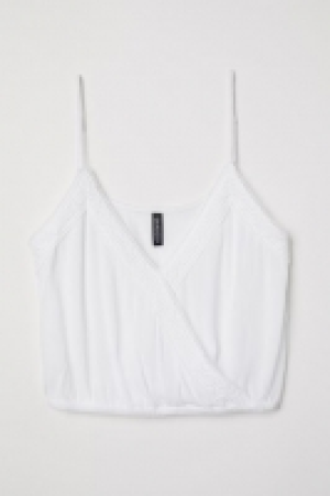 HM   V-neck vest top with lace