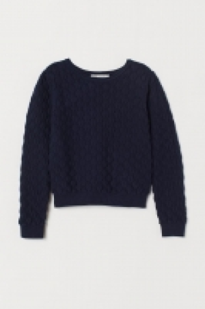 HM   Textured-knit cotton jumper