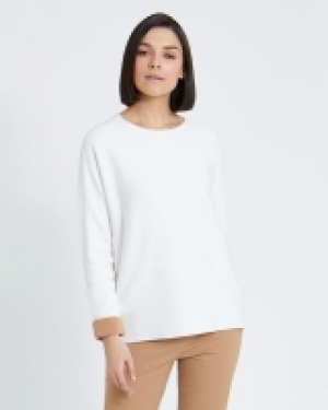 Paul Costelloe Living Studio Cotton Cashmere Crew Neck Jumpe