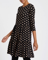 Dunnes Stores  Long-Sleeved Spot Dress