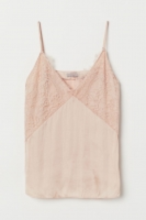  Satin strappy top with lace 14.99 €