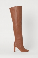 HM   Leather thigh boots