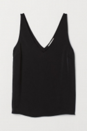 HM   V-neck satin vest top