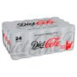 Diet Coke 24X330ml Cans 10.00 €
