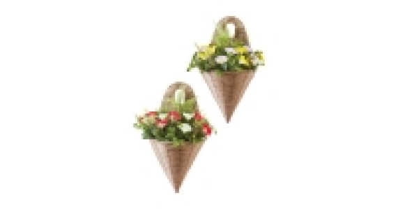 Artificial Flower Wall Basket