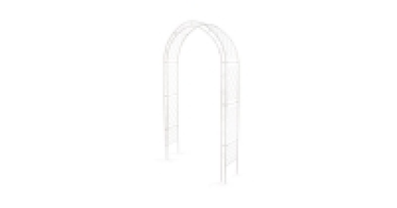White Modern Garden Arch
