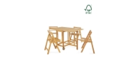 Wooden Balcony Set
