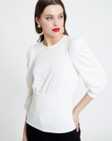 Dunnes Stores  Savida Ruched Sleeve Top