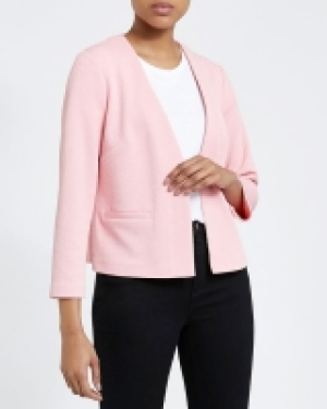 Short Unlined Textured Jacket