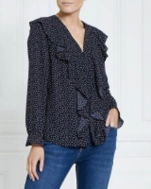 Gallery Spot Ruffle Top