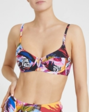 Dunnes Stores  Sahara Print E-Cup Bikini Top