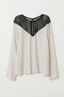 HM   Top with a lace yoke