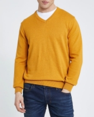 Regular Fit Cotton V-Neck Jumper 5.00 €