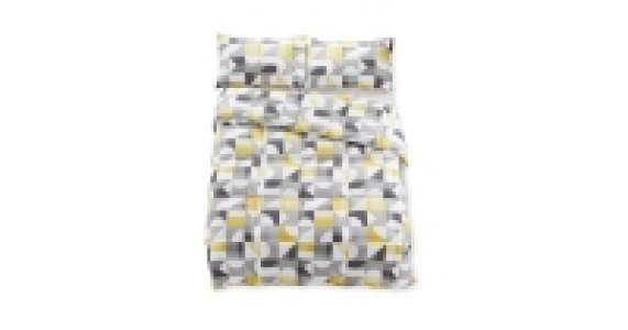 Ready To Use Yellow Double Duvet Set