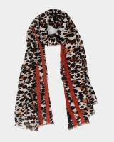 Dunnes Stores  Leopard Stripe Scarf