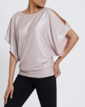 Dunnes Stores  Blush Batwing Top