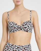 Dunnes Stores  Leopard Bandeau Bikini Top