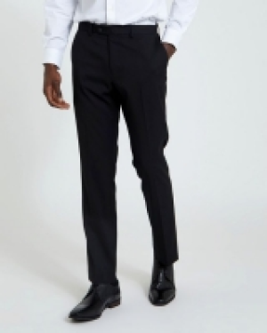 Black Slim Fit Suit Trousers