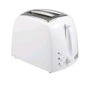 Joyces  Russell Hobbs Textures White 2 Slice Toaster 21640