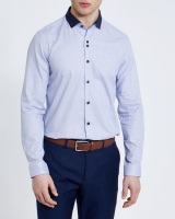 Dunnes Stores  Slim Fit Luxury Smart Collar Shirt