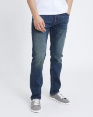 Straight Leg Jeans With Belt