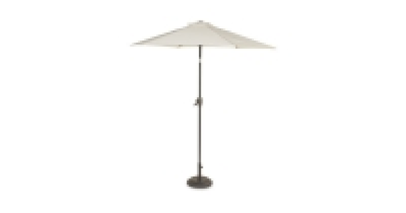 Aldi  Cream Tiltable Aluminium Parasol