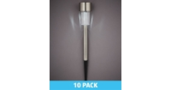 Aldi  Slimline Solar Marker Lights 10 Pack