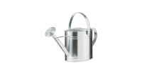 Aldi  Silver Oval Metal Watering Can