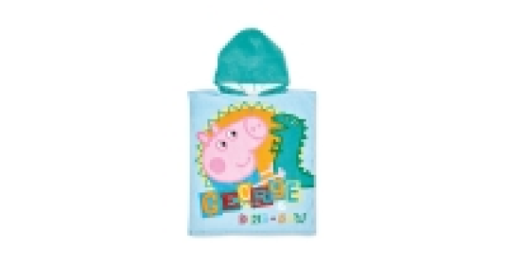 Aldi  George Pig Hooded Poncho Towel