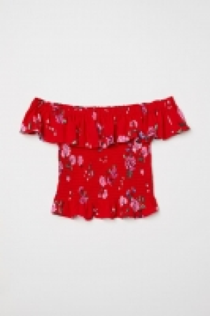 Smocked off-the-shoulder top 9.00 €